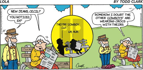 Lola on Sunday October 2, 2011 Comic Strip