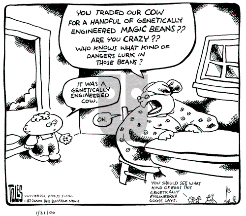 Tom Toles on Friday January 21, 2000 Comic Strip