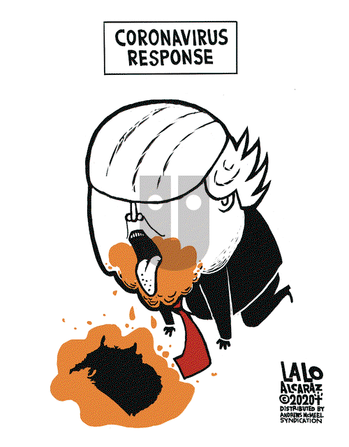 Lalo Alcaraz on Wednesday March 18, 2020 Comic Strip