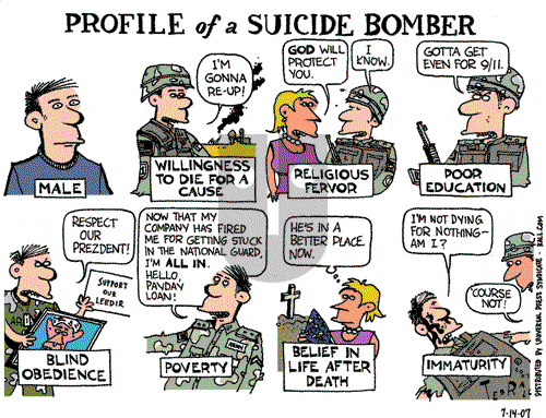 Ted Rall on Saturday July 14, 2007 Comic Strip