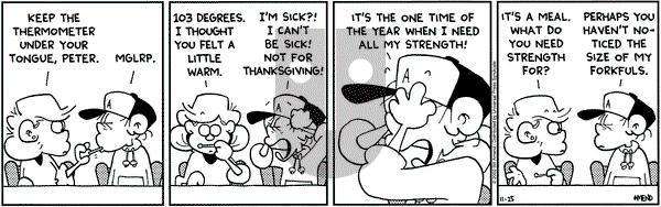 FoxTrot on Monday November 25, 2002 Comic Strip