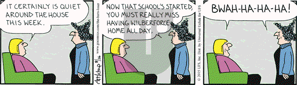 The Born Loser on Wednesday August 26, 2015 Comic Strip