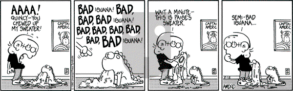FoxTrot on Monday February 12, 1990 Comic Strip