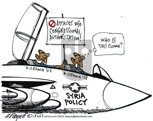 Henry Payne on Wednesday September 4, 2013 Comic Strip