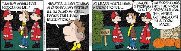 Drabble on Thursday November 1, 2012 Comic Strip