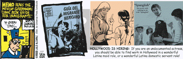 La Cucaracha on Thursday January 27, 2005 Comic Strip