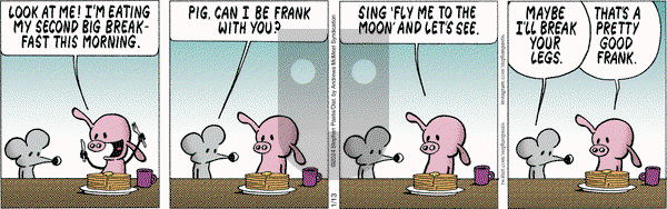 Pearls Before Swine - Saturday January 13, 2024 Comic Strip