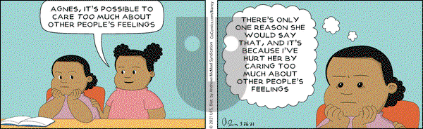 Nancy on Friday March 26, 2021 Comic Strip