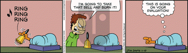 Garfield on Tuesday November 10, 2015 Comic Strip