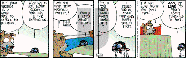 Get Fuzzy on Thursday January 20, 2011 Comic Strip