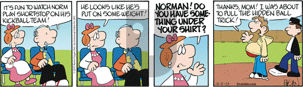 Drabble on Tuesday December 3, 2013 Comic Strip