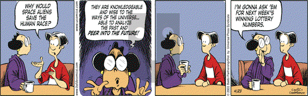 Baldo on Wednesday April 23, 2003 Comic Strip