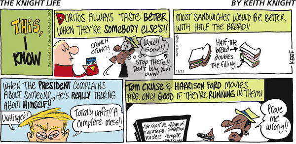 The Knight Life on Sunday December 23, 2018 Comic Strip