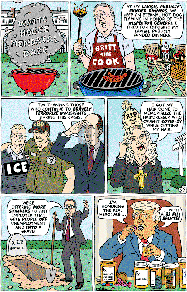 Brian McFadden - Monday May 25, 2020 Comic Strip