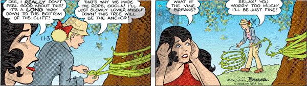 Alley Oop on Monday November 3, 2008 Comic Strip