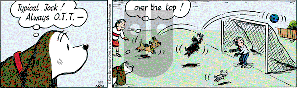 Fred Basset on Saturday July 28, 2018 Comic Strip