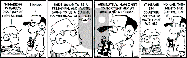 FoxTrot on Monday August 30, 2004 Comic Strip