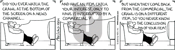 The Born Loser on Monday October 24, 2005 Comic Strip