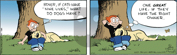 Red and Rover on Monday April 25, 2016 Comic Strip