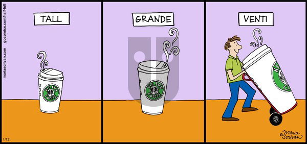 Half Full on Sunday January 12, 2014 Comic Strip