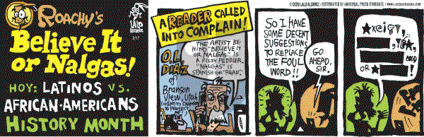 La Cucaracha on Friday February 17, 2006 Comic Strip