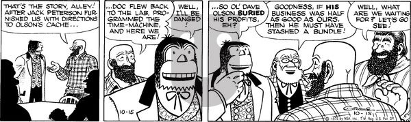 Alley Oop on Wednesday October 15, 1975 Comic Strip