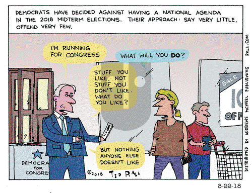 Ted Rall on Wednesday August 22, 2018 Comic Strip