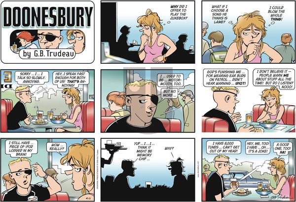 Doonesbury on Sunday April 12, 2009 Comic Strip
