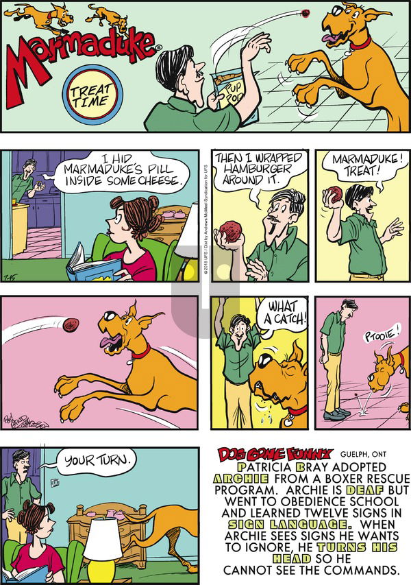 Marmaduke on Sunday July 15, 2018 Comic Strip