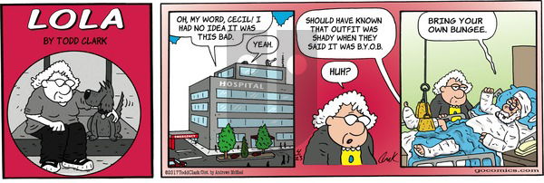 Lola on Sunday April 23, 2017 Comic Strip