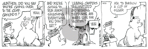 The Grizzwells on Tuesday April 23, 2002 Comic Strip