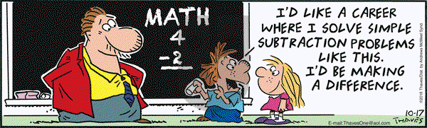 Frank and Ernest - Wednesday October 17, 2018 Comic Strip