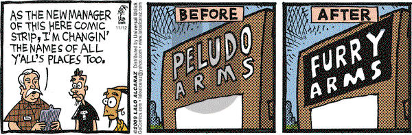La Cucaracha on Thursday November 12, 2009 Comic Strip