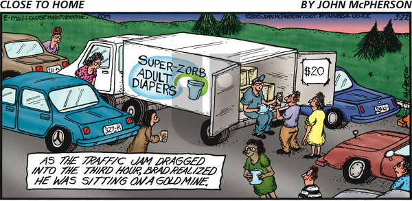 Close to Home on Sunday March 22, 2015 Comic Strip