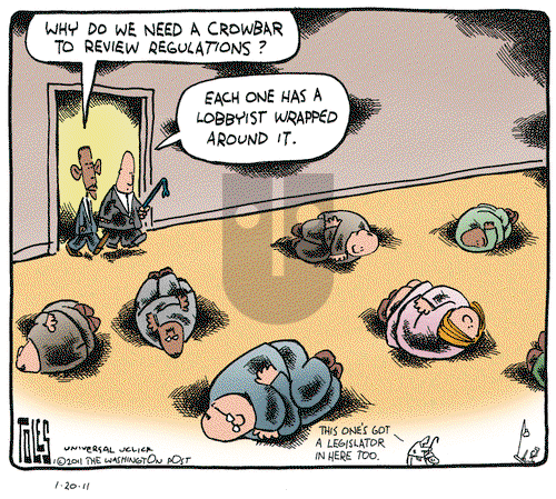 Tom Toles on Thursday January 20, 2011 Comic Strip