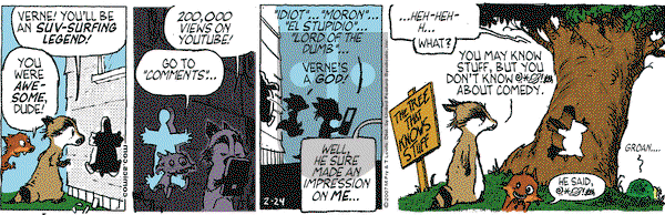 Over the Hedge on Saturday February 24, 2007 Comic Strip