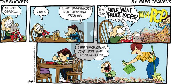 The Buckets on Sunday August 2, 2015 Comic Strip