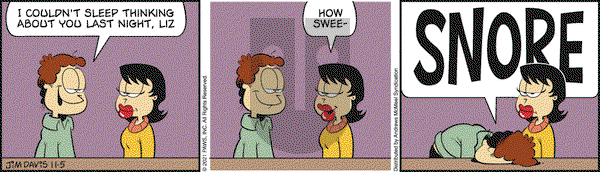 Garfield - Friday November 5, 2021 Comic Strip