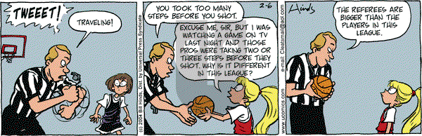 Cleats on Friday February 6, 2004 Comic Strip