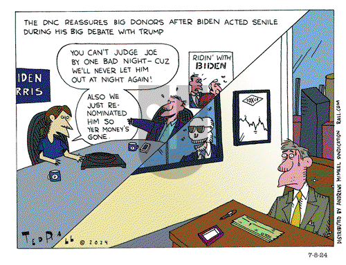 Ted Rall - Monday July 8, 2024 Comic Strip