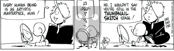 Rose is Rose on Saturday September 29, 1990 Comic Strip