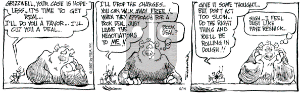 The Grizzwells on Wednesday May 14, 1997 Comic Strip
