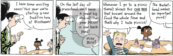 Cul de Sac on Monday May 21, 2012 Comic Strip