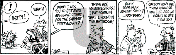 Betty on Tuesday August 3, 1999 Comic Strip