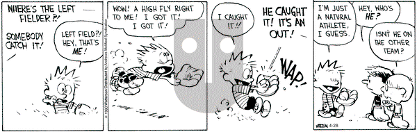 Calvin and Hobbes - Tuesday April 28, 2020 Comic Strip
