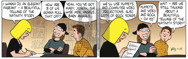 Luann on Thursday November 15, 2007 Comic Strip
