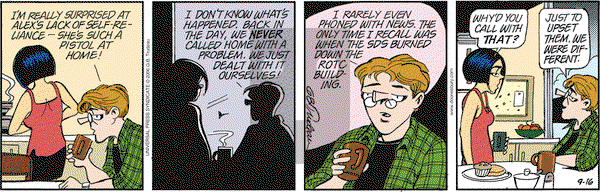 Doonesbury on Saturday September 16, 2006 Comic Strip