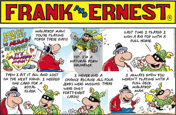 Frank and Ernest on Sunday November 10, 2019 Comic Strip