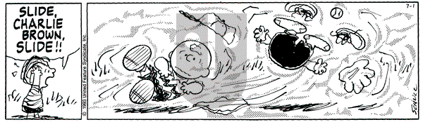Peanuts on Thursday July 1, 1993 Comic Strip