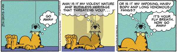Garfield on Wednesday February 28, 2001 Comic Strip